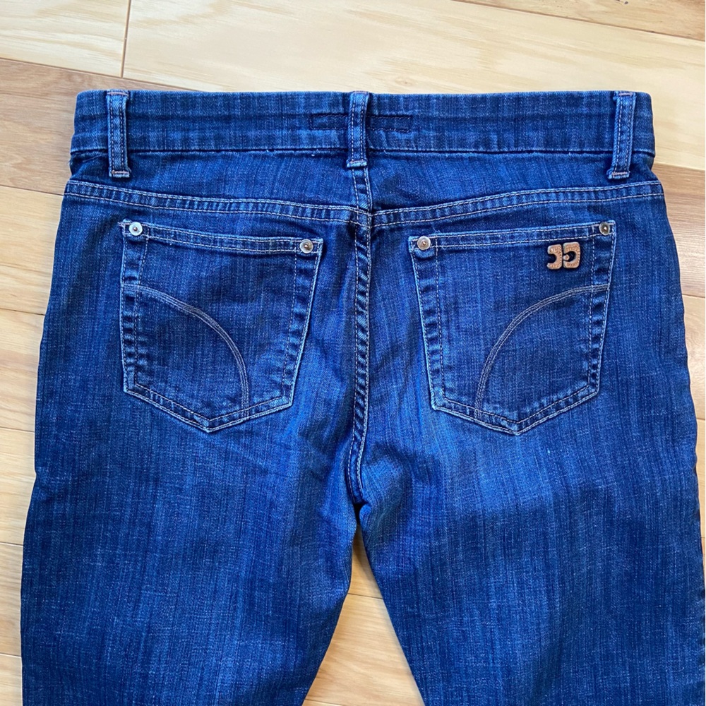 Joes Jeans Slit Hem Kicker Denim Capris Womens 29 Low Rise Cropped Pants - Picture 4 of 9